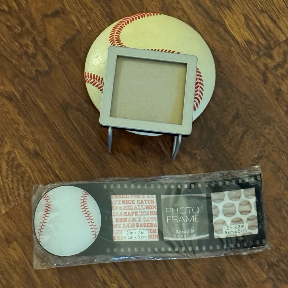 Baseball-Themed Photo Frame Set
